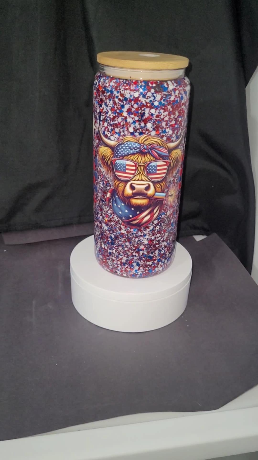 20oz Glass Snow Globe - Linda