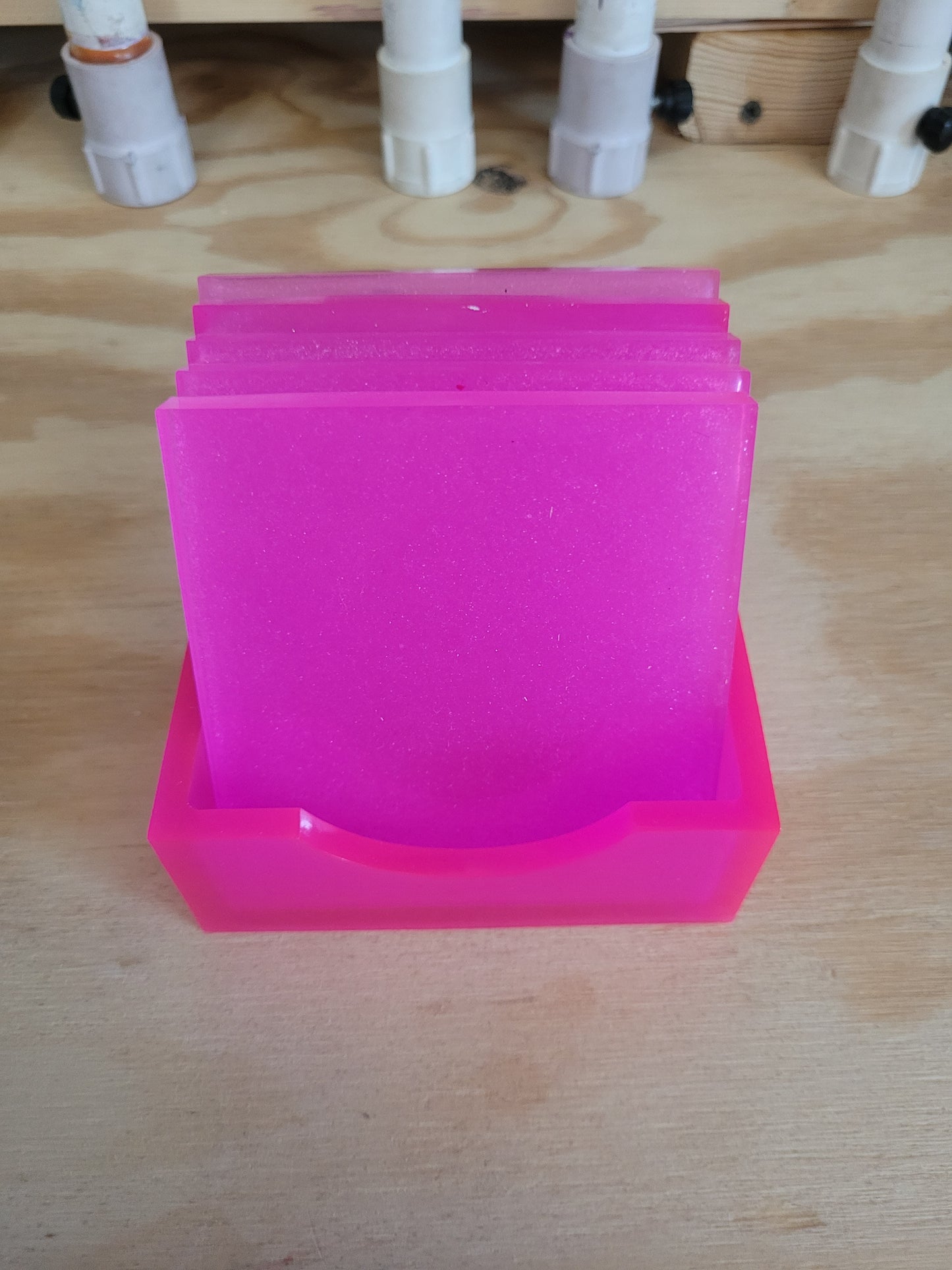 Pink Coaster Set