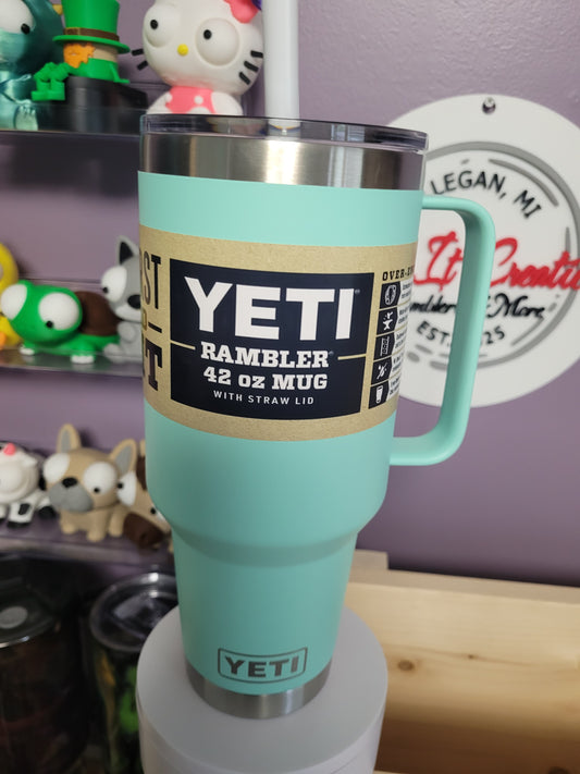 42Oz Yeti Rambler - Seafoam