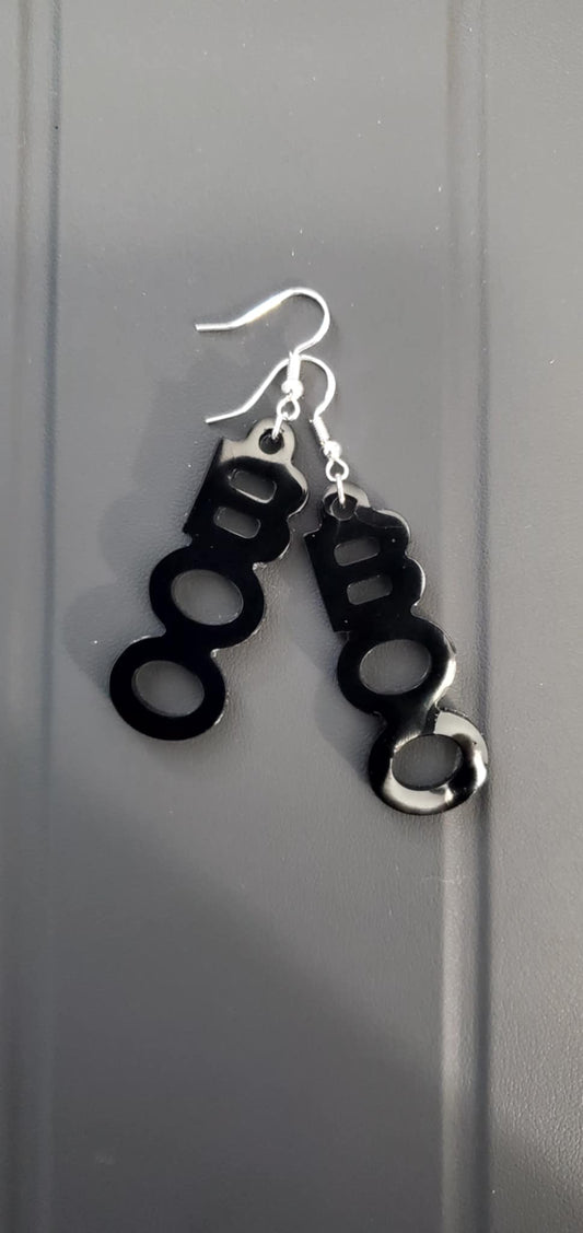 BOO earrings (Black )