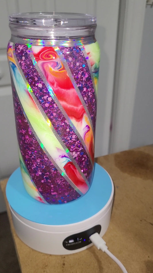 20oz Snow Globe Ink Swirl Twist