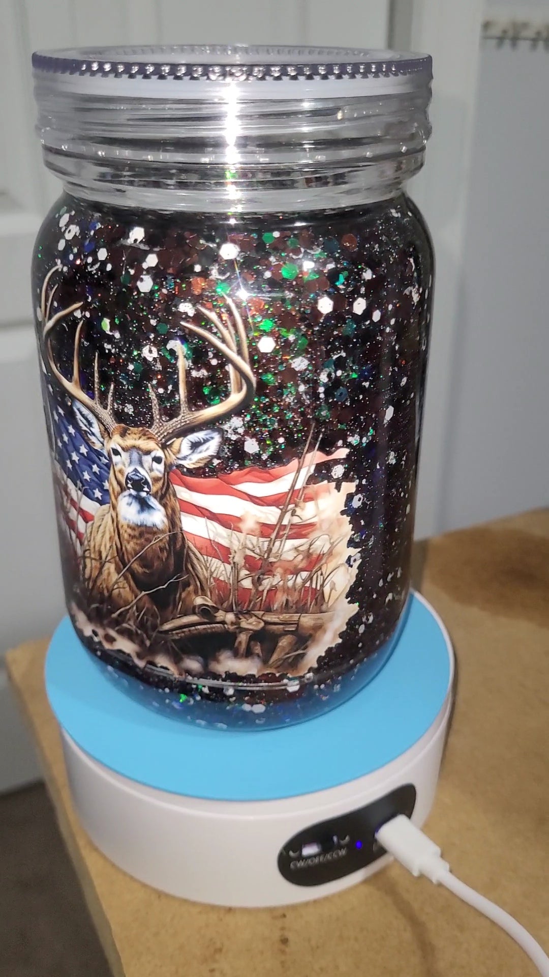 20oz Mason American Deer