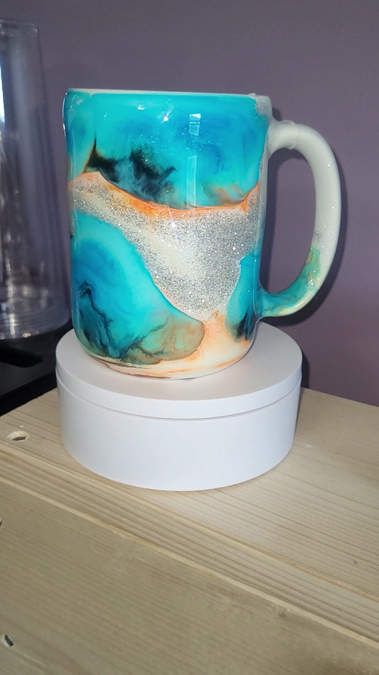 1004 ~ 15oz Coffee Mug (White Mica)