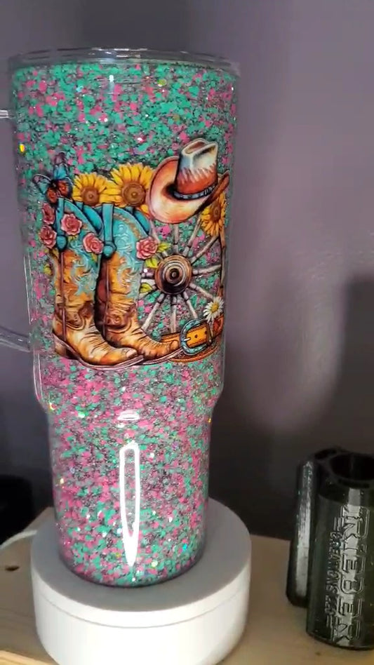 40oz Snow Globe - Kacey