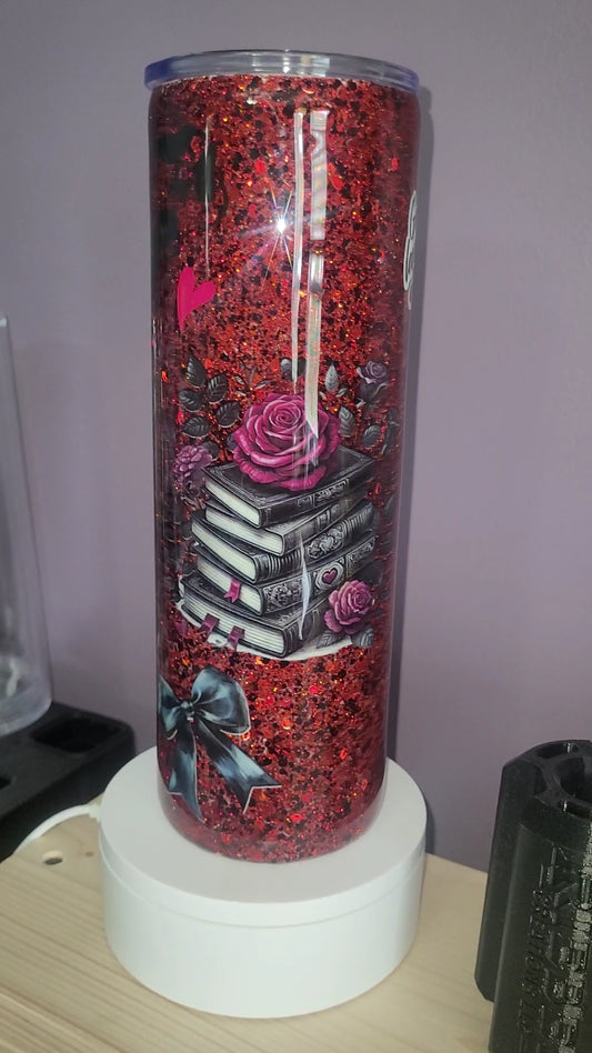 1073 - 30oz Skinny, Book Theme