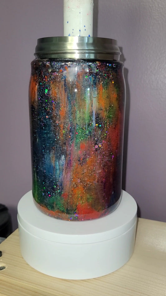 1171 - 17 Oz Mason Jar-Black Base