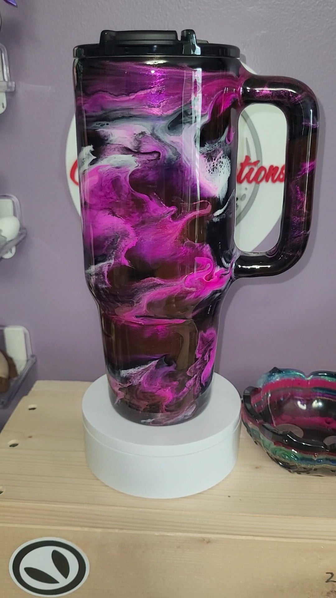 1211- 40 Oz Big Swig -Black