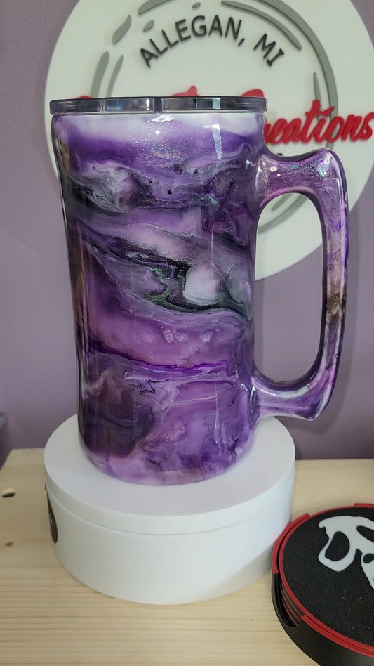 1239 - 20oz Beer Mug /white