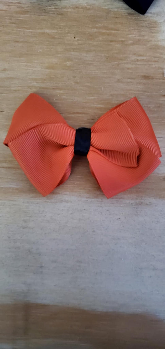 4 inch Girls Hairbow (orange)