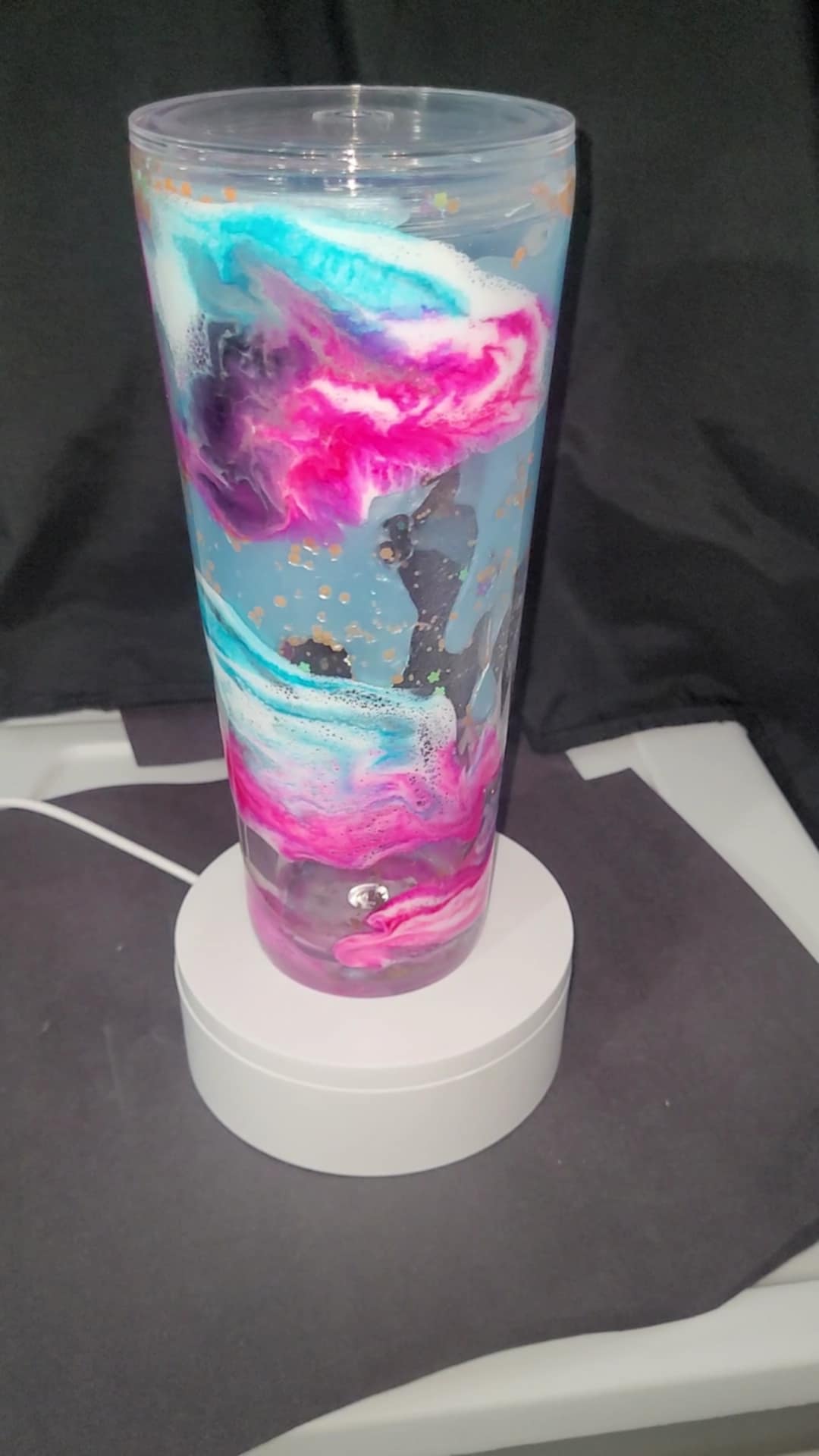 ADD ON for the Ink Swirl Snow Globe Tumbler