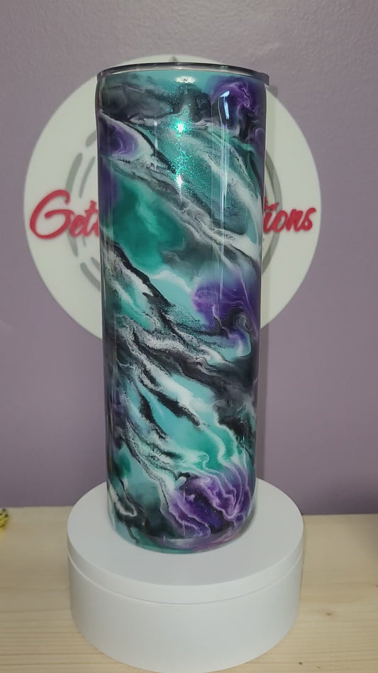 1206-20oz Skinny -Teal