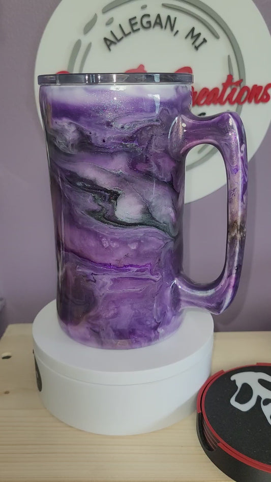 1239 - 20oz Beer Mug /white