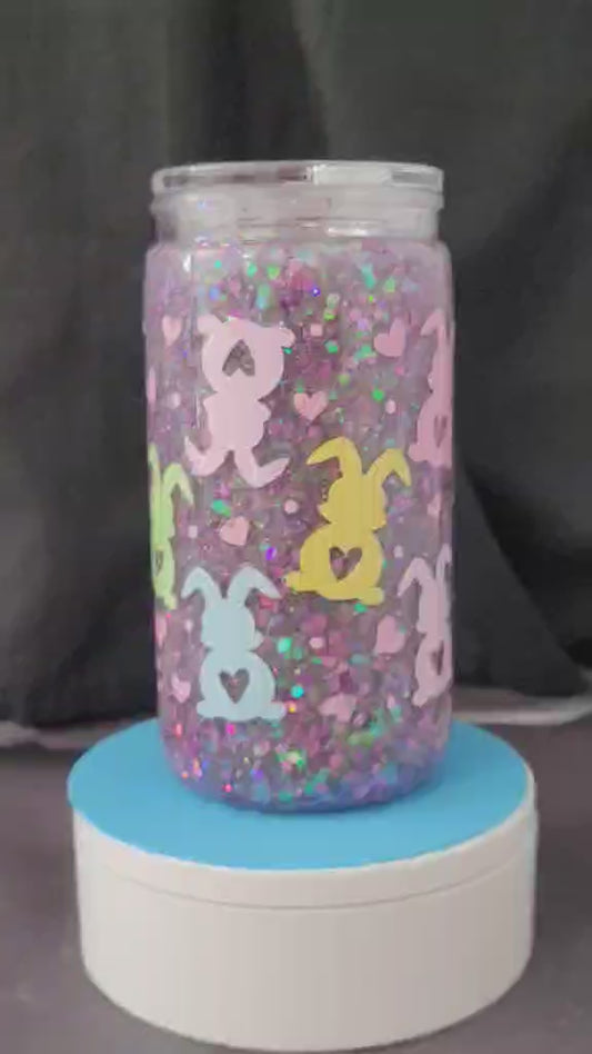 16oz Acrylic Snow Globe Easter Theme