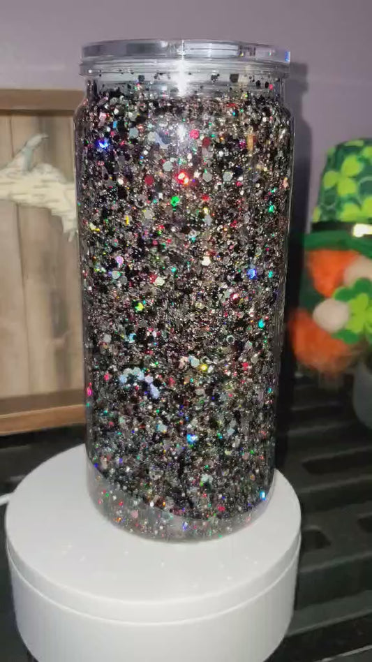 Crazy Train 20oz snow globe tumber