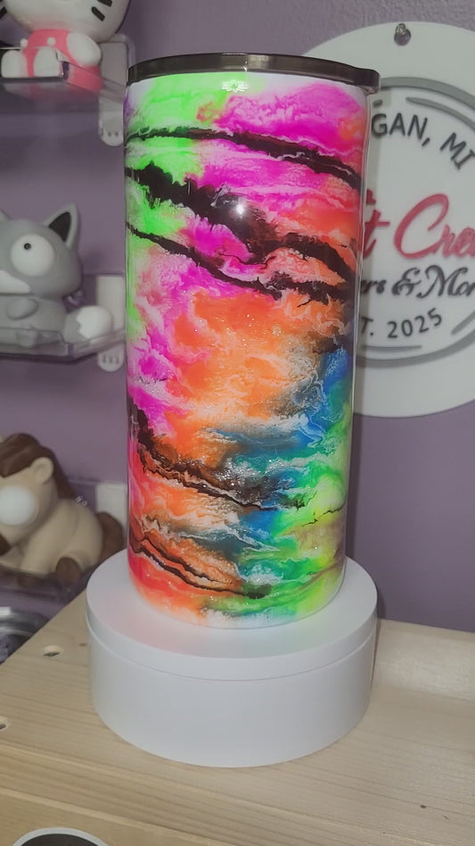 1192- 22oz Fatty - Neon glow inks