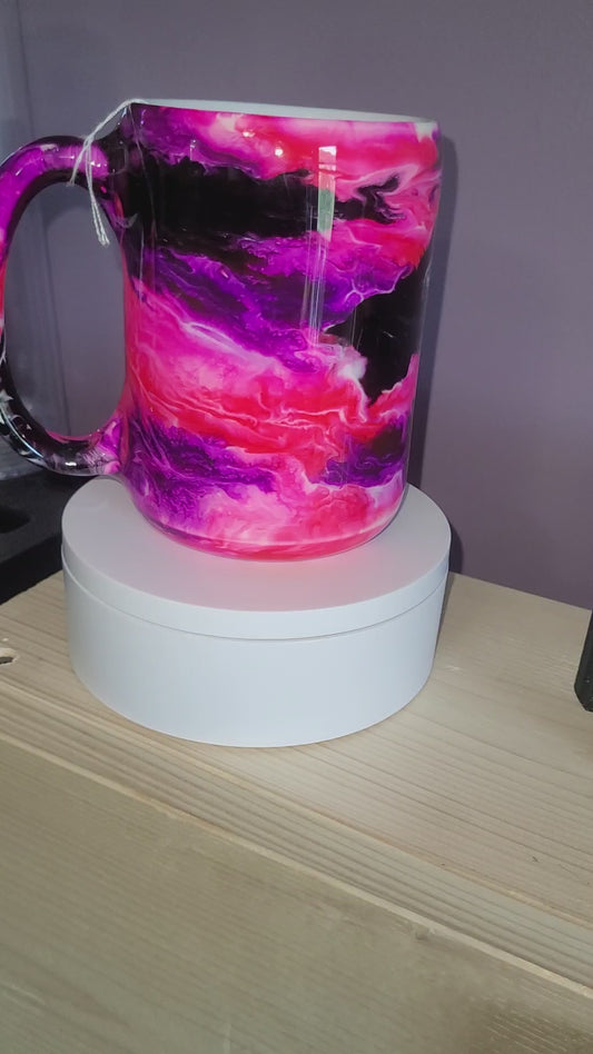 1005 ~ 15oz Coffee Mug (Pink/Purple)