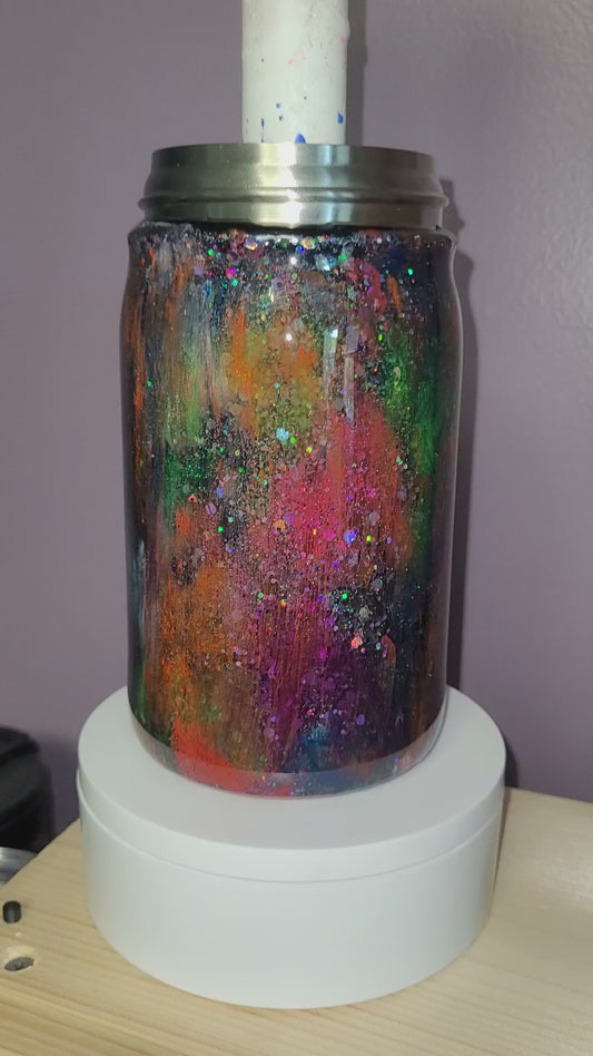 1171 - 17 Oz Mason Jar-Black Base