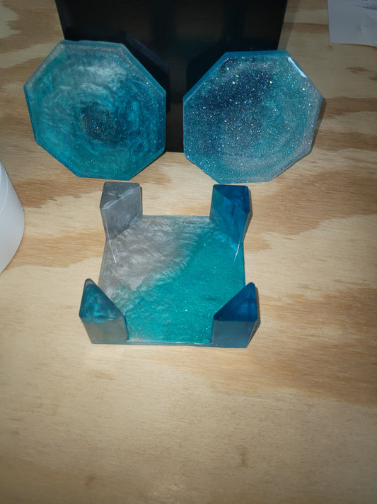 6 piece coaster set (NO Decals)